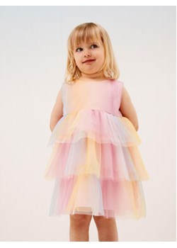 NAME IT Sukienka codzienna 13227292 Kolorowy Regular Fit ze sklepu MODIVO w kategorii Sukienki dziewczęce - zdjęcie 170805043