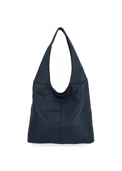 Uniwersalne Torebki Damskie Shopper Bag firmy Hernan HB0141 Granatowa ze sklepu PaniTorbalska w kategorii Torebki hobo - zdjęcie 170805141