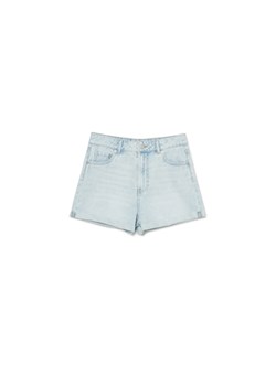 Cropp - Jasne jeansowe szorty - błękitny ze sklepu Cropp w kategorii Szorty - zdjęcie 170806561