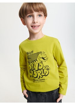 Sinsay - Koszulka z nadrukiem - zielony ze sklepu Sinsay w kategorii T-shirty chłopięce - zdjęcie 170807280