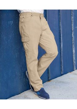 Wygodne spodnie-bojówki z bawełny ze stretchem ze sklepu Atlas For Men w kategorii Spodnie męskie - zdjęcie 170807502