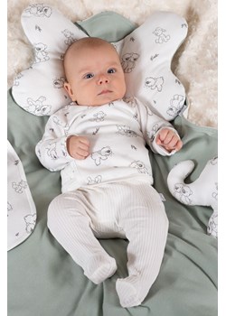 Bawełniana kremowa koszulka niemowlęca w misie ze sklepu 5.10.15 w kategorii Kaftaniki i bluzki - zdjęcie 170807911