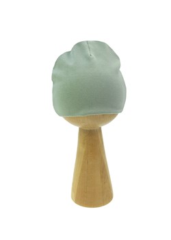 Bawełniana czapka niemowlęca w kolorze oliwkowym ze sklepu 5.10.15 w kategorii Czapki dziecięce - zdjęcie 170807983