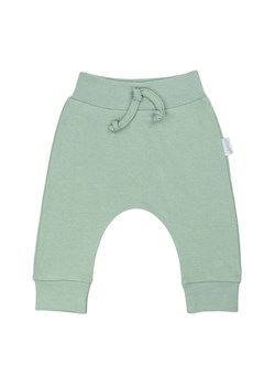 Bawełniane spodnie chłopięce w kolorze oliwkowym ze sklepu 5.10.15 w kategorii Spodnie i półśpiochy - zdjęcie 170808000