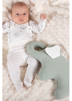 Bawełniane kremowe półśpiochy niemowlęce ze sklepu 5.10.15 w kategorii Spodnie i półśpiochy - zdjęcie 170808012