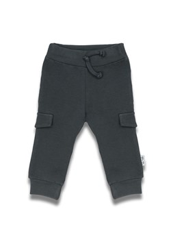 Bawełniane grafitowe spodnie dresowe dla chłopca ze sklepu 5.10.15 w kategorii Spodnie chłopięce - zdjęcie 170808031