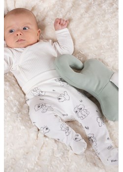 Bawełniane body niemowlęce kremowe ze sklepu 5.10.15 w kategorii Body niemowlęce - zdjęcie 170808052