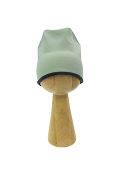 Bawełniana czapka niemowlęca w kolorze oliwkowym ze sklepu 5.10.15 w kategorii Czapki dziecięce - zdjęcie 170808062