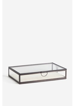 H & M - Duże pudełko szklane - Szary ze sklepu H&M w kategorii Pudełka i pojemniki - zdjęcie 170809791
