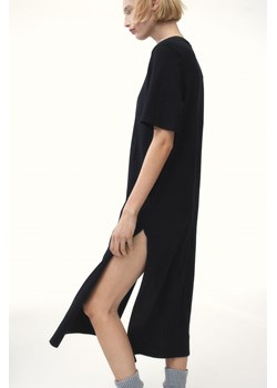 H & M - Sukienka T-shirtowa z watowanymi ramionami - Czarny ze sklepu H&M w kategorii Sukienki - zdjęcie 170809851