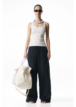 H & M - Koszulka w prążki - Biały ze sklepu H&M w kategorii Bluzki damskie - zdjęcie 170809860