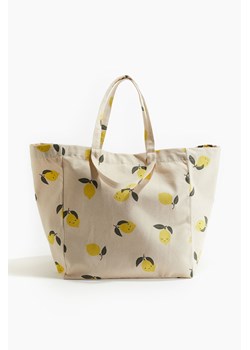 H & M - Wzorzysta torba plażowa - Żółty ze sklepu H&M w kategorii Torby Shopper bag - zdjęcie 170809923