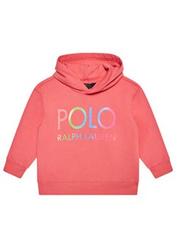 Polo Ralph Lauren Bluza Ls Hoddie 312841397001 Różowy Regular Fit ze sklepu MODIVO w kategorii Bluzy i swetry - zdjęcie 170810583