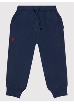 Polo Ralph Lauren Spodnie dresowe 311833611017 Granatowy Regular Fit ze sklepu MODIVO w kategorii Spodnie chłopięce - zdjęcie 170810630