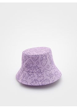 Reserved - Wzorzysty bucket hat - lawendowy ze sklepu Reserved w kategorii Czapki dziecięce - zdjęcie 170820463