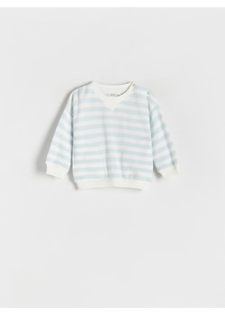 Reserved - Bluza oversize w paski - jasnoniebieski ze sklepu Reserved w kategorii Bluzy i swetry - zdjęcie 170820710