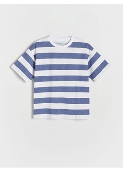 Reserved - T-shirt oversize - granatowy ze sklepu Reserved w kategorii T-shirty chłopięce - zdjęcie 170821181