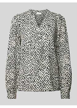 Bluzka z wiskozy z dekoltem w serek model ‘jetta’ ze sklepu Peek&Cloppenburg  w kategorii Bluzki damskie - zdjęcie 170821973