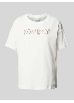 T-shirt z haftem model ‘Firia’ ze sklepu Peek&Cloppenburg  w kategorii Bluzki damskie - zdjęcie 170822120