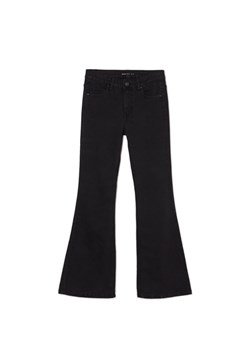 Cropp - Czarne jeansy flare - czarny ze sklepu Cropp w kategorii Jeansy damskie - zdjęcie 170823284