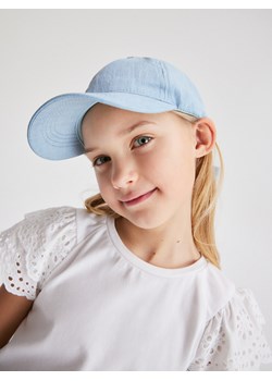 Reserved - Czapka z daszkiem z kokardą - jasnoniebieski ze sklepu Reserved w kategorii Czapki dziecięce - zdjęcie 170823563