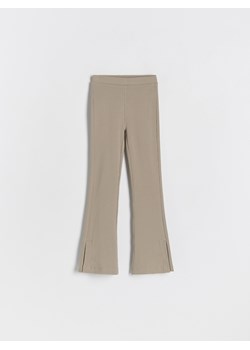 Reserved - Spodnie flare z rozcięciami - zielony ze sklepu Reserved w kategorii Spodnie dziewczęce - zdjęcie 170823700