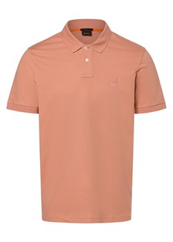 BOSS Orange Męska koszulka polo - Passenger Mężczyźni Bawełna brudny róż jednolity ze sklepu vangraaf w kategorii T-shirty męskie - zdjęcie 170823924