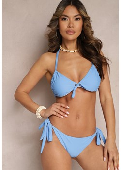 Niebieskie Eleganckie Bikini z Regulowanymi Paseczkami Jaenara ze sklepu Renee odzież w kategorii Stroje kąpielowe - zdjęcie 170826304