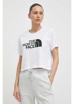 The North Face t-shirt bawełniany damski kolor biały NF0A87NAFN41 ze sklepu ANSWEAR.com w kategorii Bluzki damskie - zdjęcie 170830490
