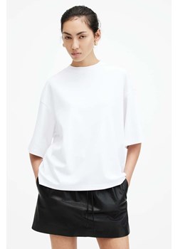 AllSaints t-shirt bawełniany AMELIE TEE damski kolor biały W130JA ze sklepu ANSWEAR.com w kategorii Bluzki damskie - zdjęcie 170830510