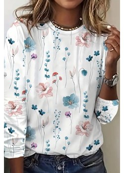 Bluzka ASORMELDA WHITE ze sklepu Ivet Shop w kategorii Bluzki damskie - zdjęcie 170830750