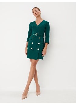 Mohito - Zielona sukienka mini z paskiem - zielony ze sklepu Mohito w kategorii Sukienki - zdjęcie 170831674