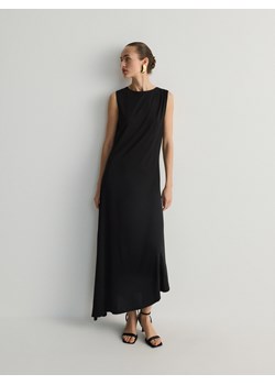 Reserved - Asymetrczna sukienka - czarny ze sklepu Reserved w kategorii Sukienki - zdjęcie 170832400