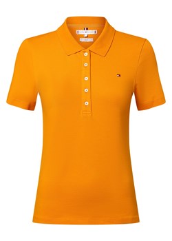Tommy Hilfiger Damska koszulka polo Kobiety Bawełna pomarańczowy jednolity ze sklepu vangraaf w kategorii Bluzki damskie - zdjęcie 170832753
