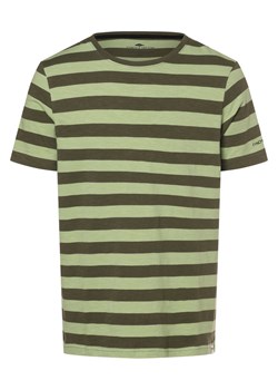 Fynch-Hatton Koszulka męska Mężczyźni Bawełna khaki w paski ze sklepu vangraaf w kategorii T-shirty męskie - zdjęcie 170832762