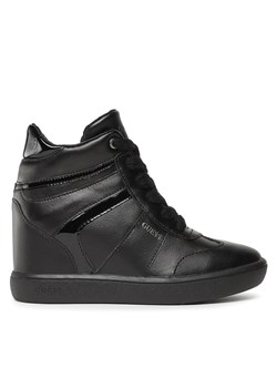 Sneakersy Guess Morens FL7MRN LEA12 BLACK ze sklepu eobuwie.pl w kategorii Buty sportowe damskie - zdjęcie 170840193