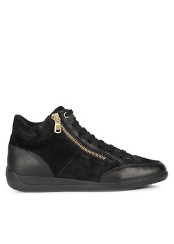 Sneakersy Geox D Myria D3668B 022TC C9999 Black ze sklepu eobuwie.pl w kategorii Buty sportowe damskie - zdjęcie 170840270