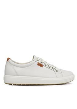 Sneakersy ECCO Soft 7 Ladies 43000301007 White ze sklepu eobuwie.pl w kategorii Trampki damskie - zdjęcie 170840304