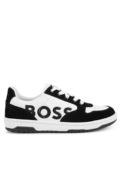 Sneakersy Boss J29359 M Black 09B ze sklepu eobuwie.pl w kategorii Buty sportowe dziecięce - zdjęcie 170840410
