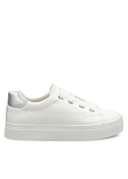 Sneakersy Gant Avona Sneaker 28531451 White/Silver G312 ze sklepu eobuwie.pl w kategorii Buty sportowe damskie - zdjęcie 170840562