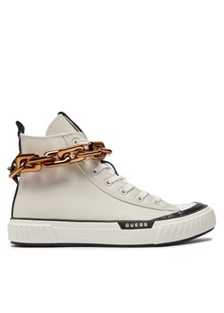 Sneakersy Guess FLJNLY ELE12 WHITE ze sklepu eobuwie.pl w kategorii Trampki damskie - zdjęcie 170840671