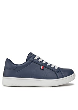 Sneakersy Tommy Hilfiger Low Cut Lace Up Sneaker T3X9-33348-1355 S Blue 800 ze sklepu eobuwie.pl w kategorii Trampki dziecięce - zdjęcie 170840692
