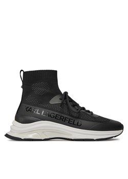 Sneakersy KARL LAGERFELD KL53141 Black Knit Textile K00 ze sklepu eobuwie.pl w kategorii Buty sportowe męskie - zdjęcie 170840783