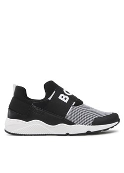 Sneakersy Boss J29296 S Black 09B ze sklepu eobuwie.pl w kategorii Buty sportowe dziecięce - zdjęcie 170840803