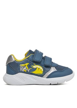 Sneakersy Geox B Sprintye Boy B454UA 01454 C4B2V M Avio/Yellow ze sklepu eobuwie.pl w kategorii Buty sportowe dziecięce - zdjęcie 170840820