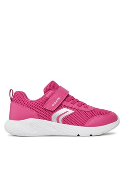 Sneakersy Geox J Sprintye Girl J36FWB 01454 C8002 D Różowy ze sklepu eobuwie.pl w kategorii Buty sportowe dziecięce - zdjęcie 170840902