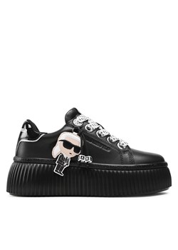 Sneakersy KARL LAGERFELD KL42376N Black Lthr ze sklepu eobuwie.pl w kategorii Buty sportowe damskie - zdjęcie 170841061