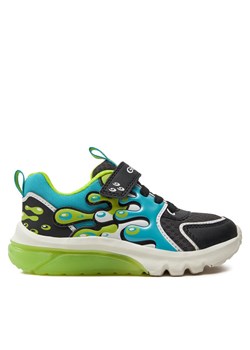 Sneakersy Geox J Ciberdron Boy J45LBA 01454 C0035 S Black/Lt Blue ze sklepu eobuwie.pl w kategorii Buty sportowe dziecięce - zdjęcie 170841102