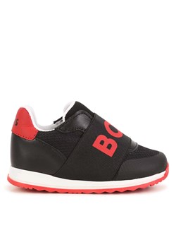 Sneakersy Boss J09203 S Czarny ze sklepu eobuwie.pl w kategorii Buty sportowe dziecięce - zdjęcie 170841131