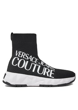 Sneakersy Versace Jeans Couture 75VA3SB5 Czarny ze sklepu eobuwie.pl w kategorii Buty sportowe damskie - zdjęcie 170841202
